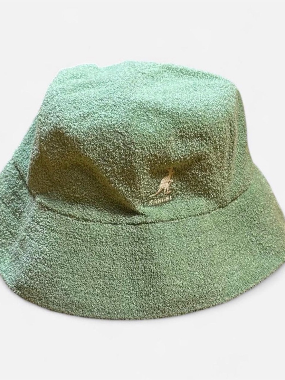 Kangol Mint Green Terry Bucket Hat Size L NWOT
